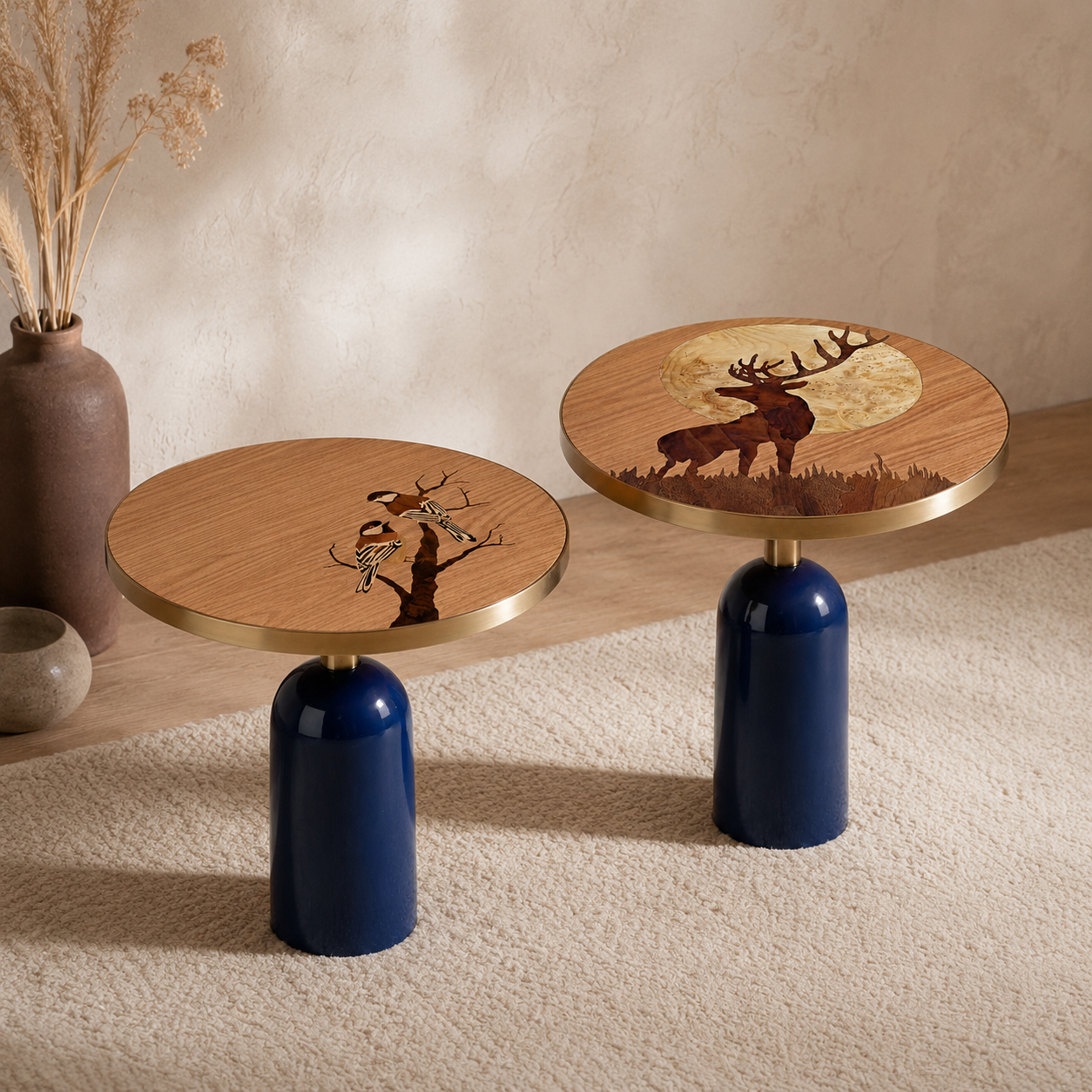 The Heritage Pedestal | Marquetry Edition