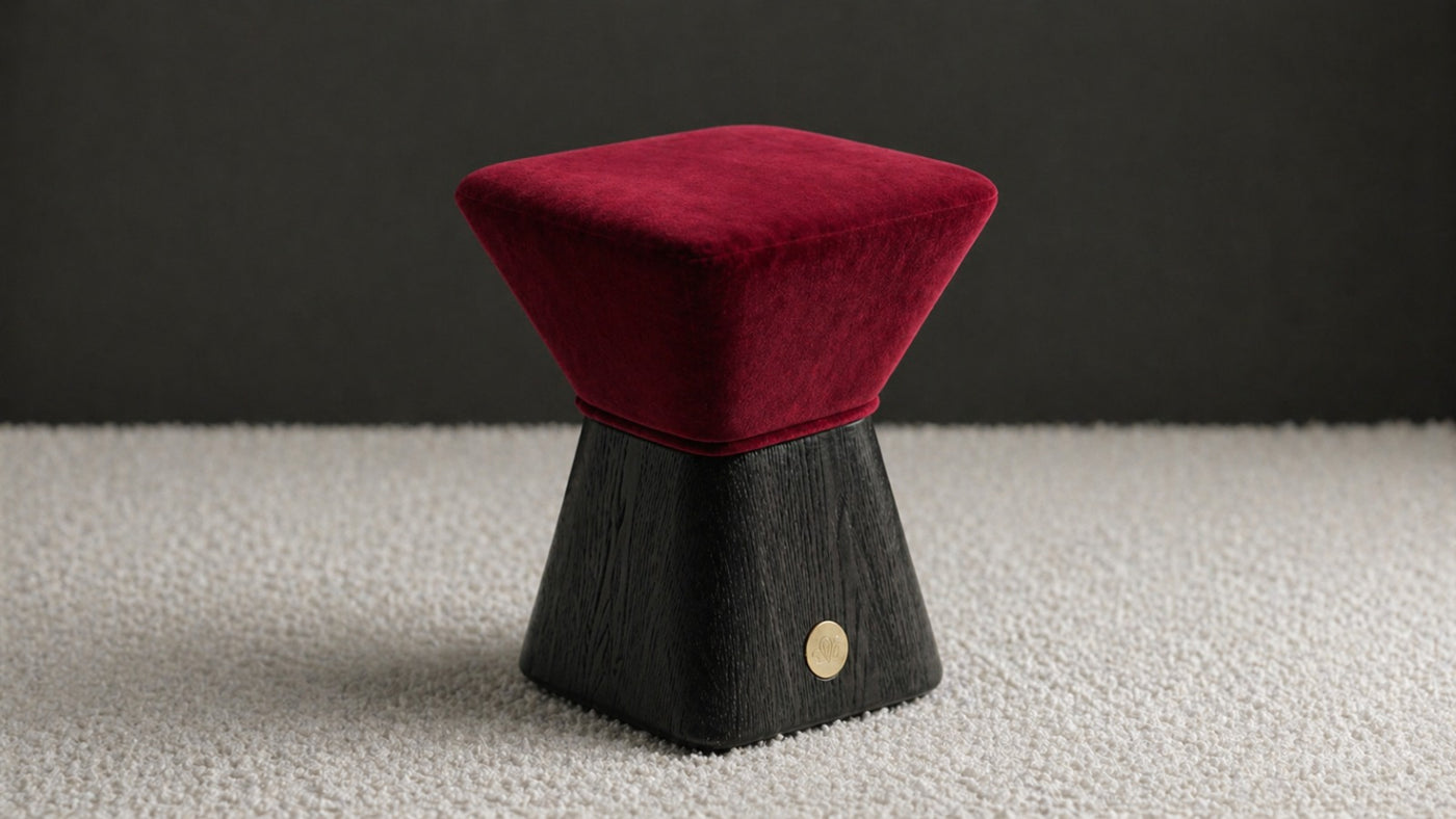 The Chalice Stool | Wood & Weave Edition