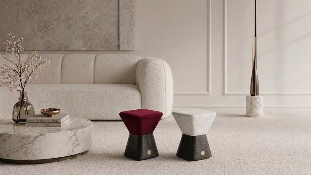 The Chalice Stool | Wood & Weave Edition